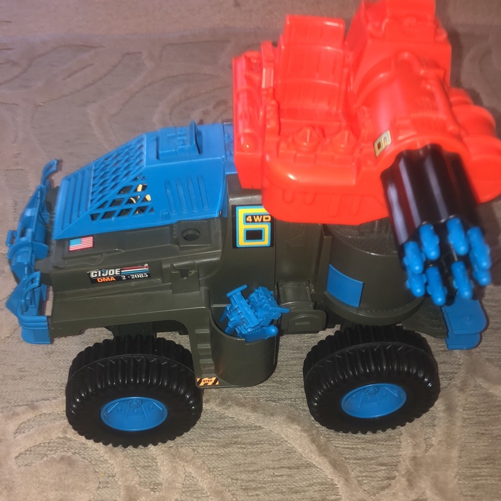 VINTAGE🌿KENNER🌿GI JOE 4WD MOTORIZED BATTLE WAGON